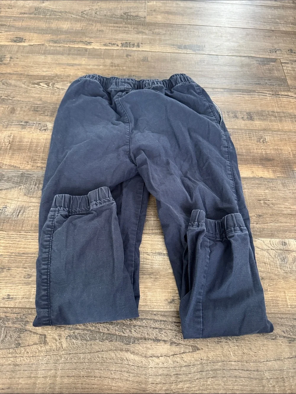 Set of 3 Gap Kids Size L Boys Navy Blue Drawstring Elastic Pants for Uniforms